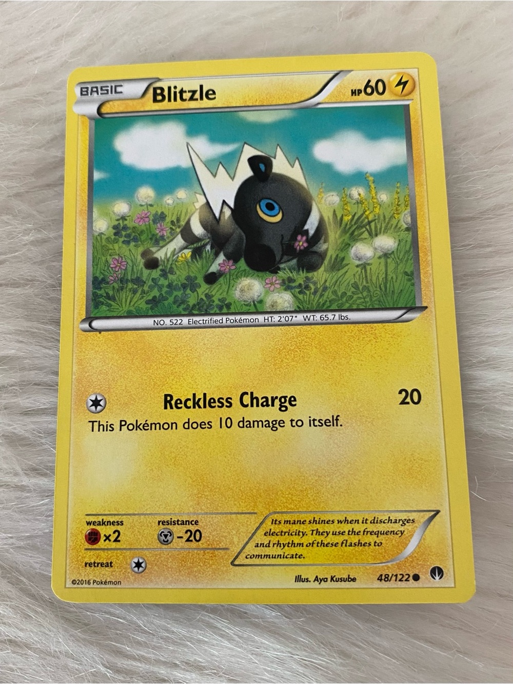 Blitzle Pokémon TCG BREAKpoint 2016 48/122